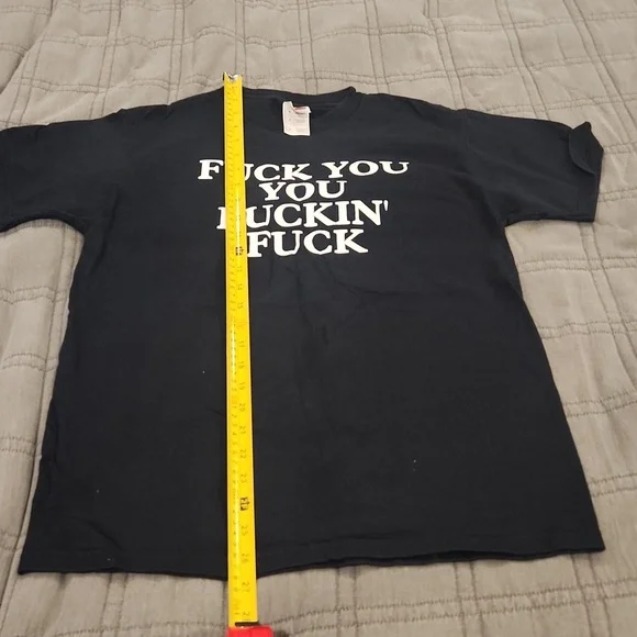 Bold Statement Black Graphic Tee Size M, Can Be Unisex! - Picture 6 of 6